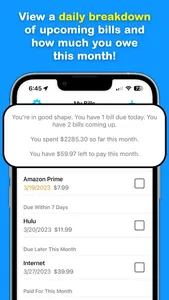 Billminders - Bill Organizer screenshot 4