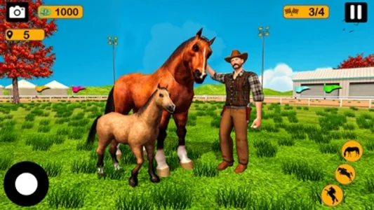 West Cowboy Rider Horse Games screenshot 0