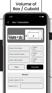 Box Volume Calculator screenshot 2