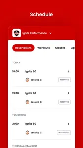 Ignite Performance and Fitness screenshot 2