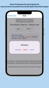 Trackr - Track your hours screenshot 5