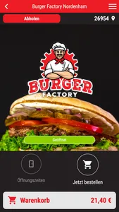 Burger Factory Nordenham screenshot 0