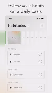 Habitudes, Daily habit tracker screenshot 1