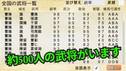 三国　戦国統一伝 screenshot 2