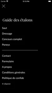 Guides des étalons screenshot 0