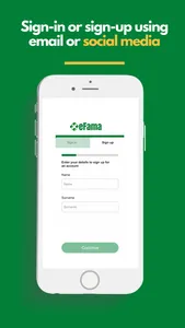 eFama App screenshot 2