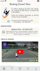 Ranking Consol Tênis screenshot 0
