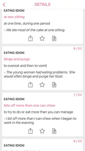 Clothing Food idiom in English screenshot 2