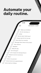 DailyList: Daily ToDo List screenshot 0