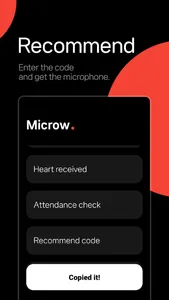 Microw: Healing mic message screenshot 5