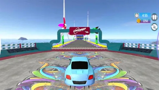 Ultimate Car Stunt Track Sim screenshot 2