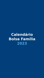 Calendário Bolsa Família 2023 screenshot 0