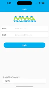 MMA Transfer local cab service screenshot 1