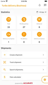 Turbo Delivery Business screenshot 3