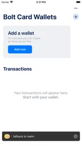 Bolt Card Wallet screenshot 1