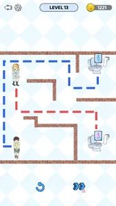 Toilet Rush Puzzle screenshot 2