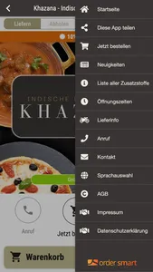 Khazana - Indischer Restaurant screenshot 2