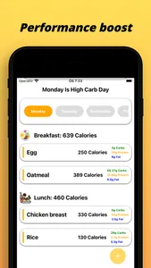 Carbner: Carb Cycling Counter screenshot 3