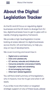 TW Digital Legislation Tracker screenshot 2