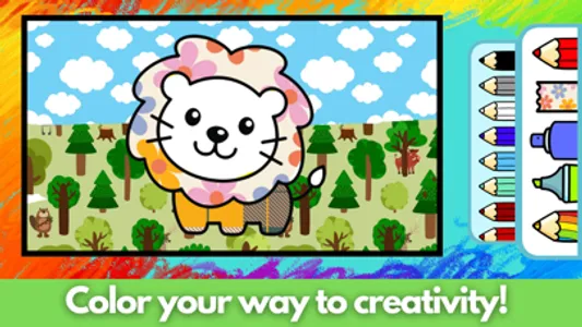 Little Picasso Coloring Games screenshot 0