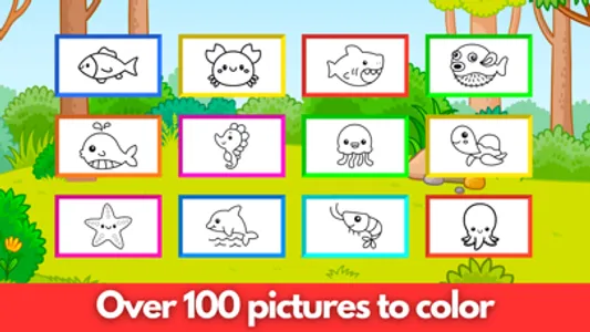 Little Picasso Coloring Games screenshot 7