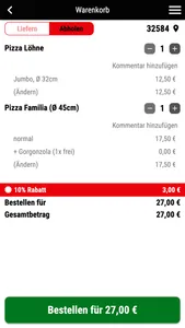 Pizzeria Milano Löhne screenshot 1