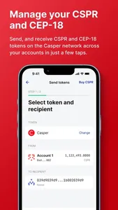 Casper Wallet screenshot 1