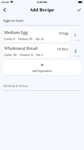 Diet Planner Basic screenshot 1