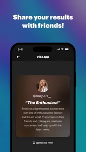 Vibe App - AI Personality Test screenshot 1