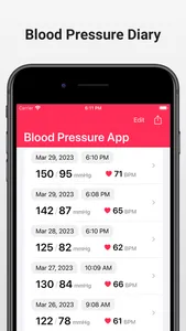 Blood Pressure App: BP Monitor screenshot 0