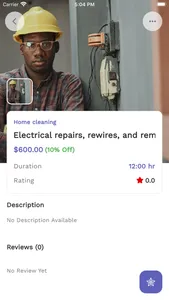 Handymans App - Provider screenshot 1