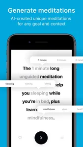 Selfo · AI Meditation Maker screenshot 1