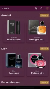 Fragrances Guide screenshot 2