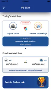 IPL 2023 Live Score Schedule screenshot 1