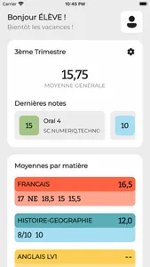 MoyennesED screenshot 0