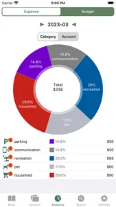 328Expense lite:Relaxing Style screenshot 2