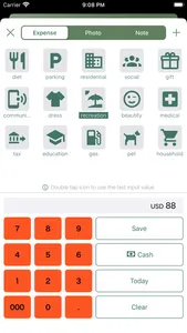 328Expense lite:Relaxing Style screenshot 3