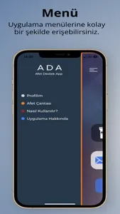 ADA - Afet Destek App screenshot 1