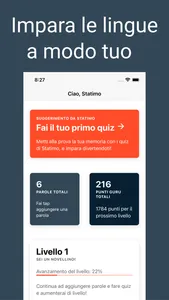Statimo - impara nuove parole screenshot 0