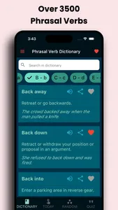 Phrasal Verb Dictionary screenshot 2