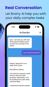 Brainy AI ChatBot Companion screenshot 1