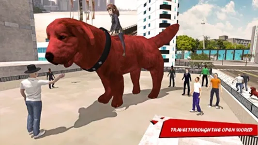 Big Red Dog Simulator 3D screenshot 1