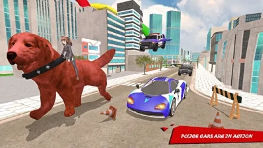 Big Red Dog Simulator 3D screenshot 2