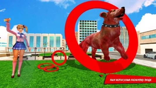 Big Red Dog Simulator 3D screenshot 3