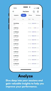 Phlex Swim App screenshot 2