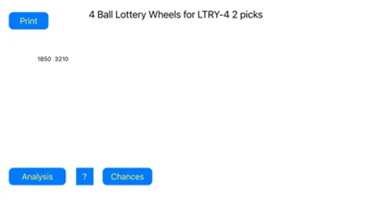 Lottery Lotto Analysis Pro screenshot 2