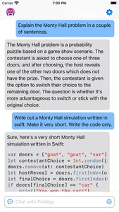 Prodigy - AI chat assistant screenshot 1