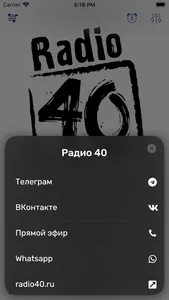 Радио 40 screenshot 4