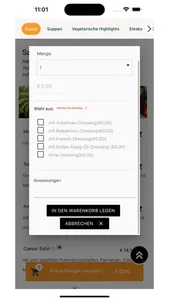 Mendoza Ahrensburg screenshot 2
