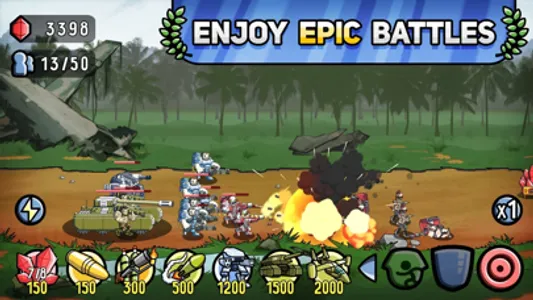 WBF: War battle of future 2D screenshot 1